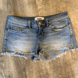 VS PINK jean shorts size 0